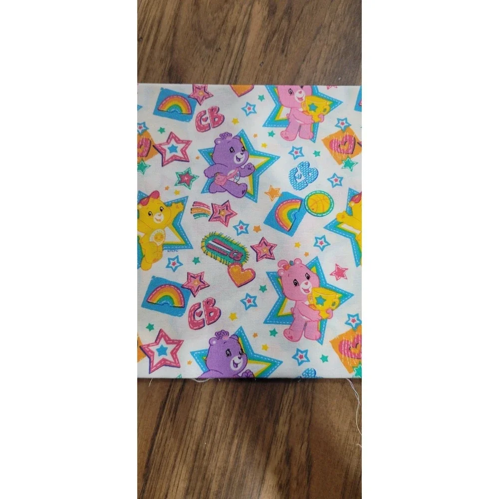 9 Assorted Cotton Blend Fabric Material Care Bear Baby